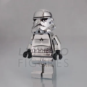 *RARE* Chrome Storm Trooper, Custom Printed Minifigure, Lego Star Wars - Picture 1 of 5