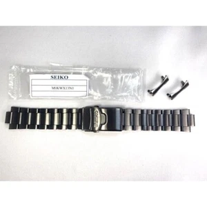 Seiko 5 Spor Genuine Stainless steel bracelet Black 22mm M0KWX13N0 for SRPD65K1 - Picture 1 of 9