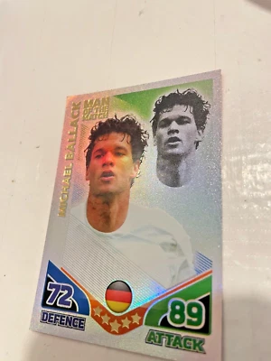 Match Attax World Cup 2010 Football Card-Michael Ballack Germany Man ofthe Match - Image 1 of 2