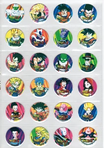 DRAGON BALL SUPER BATLLE OF GODS TAZOS 24/24  FULL SET!! PERÚ, 2016 -RARE SET!! - Picture 1 of 6