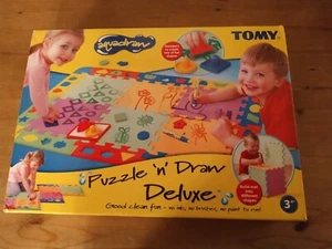 Children's Puzzle 'n' Draw Aquadraw foam activity play mat with 2 water pens - Picture 1 of 17