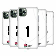 ENGLAND RUGBY UNION 2020/21 PLAYERS HOME KIT GEL CASE FOR APPLE iPHONE PHONES