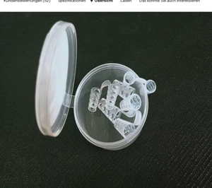 4St Antischnarch Nasenclip Schnarchstopper Anti Schnarchen mit Etui - Bild 1 von 6