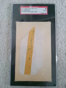 Joe DiMaggio Index Card Signed Auto Autograph PSA DNA Authentic - Picture 1 of 3