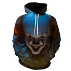 Stephen King's It 3D Hoodie Casual Sweatshirt Pennywise Autumn Pullover Coat