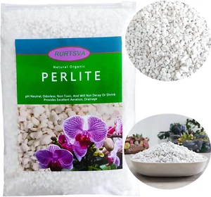 Natural Organic Perlite 2QT for Plants Potting Mix Indoor Outdoor Garden Soil Am - Picture 1 of 8