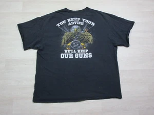 NRA (2XL) Graphic T Shirt Pro Gun 2nd Amendment "Keep Our Guns" Natl Rifle Assoc - Picture 1 of 9