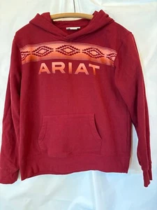 ARIAT GIRLS R.E.A.L. SERAPE LOGO HOODIE, Size Girls XXL - Picture 1 of 5