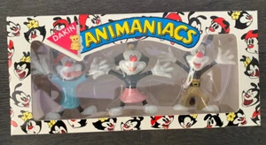 VINTAGE Animaniacs Yakko Wakko Dot PVC 3" Figures Dakin 1993 Warner Bros - Picture 1 of 2