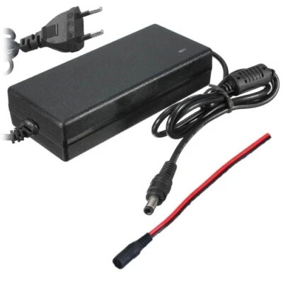 A36C 120W Spannungswandler Netzteil Ladegerät 12V 10A DC 5,5 x 2,1 mm EU Stecker - Bild 1 von 4