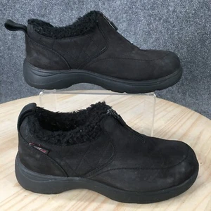 LL Bean Shoes Womens 6 M Bethel Loafers Sneakers 302562 Black Leather Waterproof - Picture 1 of 11