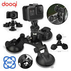 Triple Suction Cup Car Holder Mount for GoPro Hero 10 9 8 7 6 5 DJI OSMO Camera