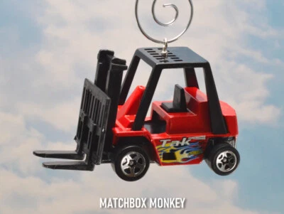 1/64 Forklift Hi-Lo Christmas Ornament Crown Fork Truck CAT Komatsu Toyota HILO - Image 1 of 4