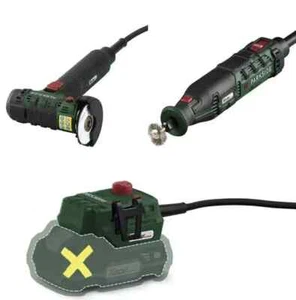 Parkside 20V Mini Smerigliatrice Angolare Senza Fili Solo Unità Nuda e Set di Utensili Rotanti, NUOVO - Foto 1 di 13