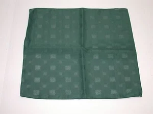 (4) Lintex Polyester Napkins ~ Spruce Green Checkers ~ 18" x 18" NEW - Picture 1 of 2
