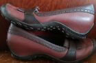 MERRELL Plaza Moc Dark Autumn Leather Loafers Shoes Women's Size 7.5
