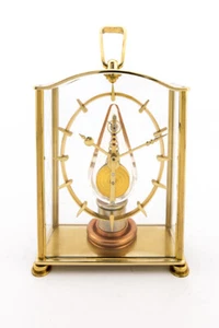 Super rare Jaeger LeCoultre 8-day inline movement table desk clock  50`s - Picture 1 of 4