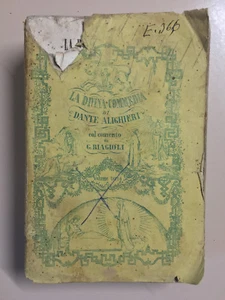 La Divina Commedia paradiso di Dante Alighieri terzo volume Ed. Rondinella 1846 - Foto 1 di 1