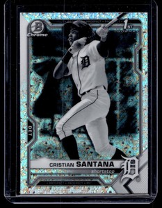 2021 Bowman Chrome Mini Diamond Cristian Santana Detroit Tigers #BCP-186