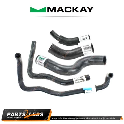 Mackay Hose Set fits Toyota Hilux KZN165R 3.0L 8V SOHC 1KZ-TE 1999-2005 - image 1 of 2