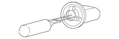 Genuine GM 1984-2007 Saturn Chevrolet GMC Cadillac Buick Fog Lamp Bulb 12450176 - Image 1 of 2