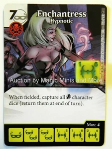 Avengers Age of Ultron ENCHANTRESS Hypnotic #112 rare Dice Masters Karte Marvel - Bild 1 von 1