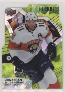 2021-22 Upper Deck Allure Green Rainbow Die-Cut /99 Jonathan Huberdeau #54