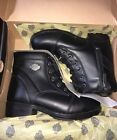 Harley-Davidson  D83883 Womens Steel Toe Black Leather Motorcycle Boots Size 10