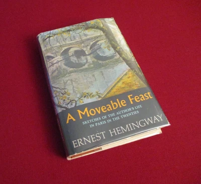A Moveable Feast by Ernest Hemingway (1964) First Edition Hardcover Book w/"A" Foto 1 de 4