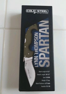 Cuchillo Plegable Cold Steel Lynn Thompson Spartan Edición Limitada 0137 de 2500 Foto 1 de 4