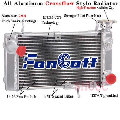 Radiador de aluminio compatible con 1999 2000 2001 2002 Suzuki SV650 SV650S SV 650 Foto 1 de 4