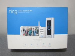 Ring Video Doorbell Pro 1080p HD Wi-Fi Chime Pro Paquete Cableado - NUEVA CAJA ABIERTA - Imagen 1 de 13