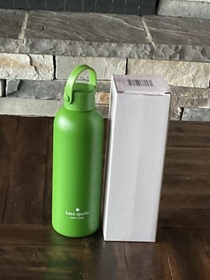 Botella de agua de acero inoxidable Kate Spade nueva en caja Foto 1 de 3