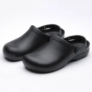 Men Chef Shoes Cook Clogs Safety Anti-slip Hotel Work Sandals Oil Water Proof - Picture 1 of 23