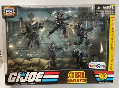 G.I. Joe 25 Aniversario Cobra Reloj Nocturno Figuras Toys R Us Exclusivo Nuevo Foto 1 de 2