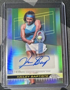2024 Topps Chrome Auto I Refractor /499 Hailey Baptiste #TCA-HBE Rookie Auto RC - Picture 1 of 3