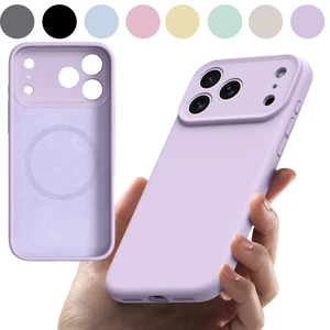 Soft Magnetic Mag Safe Shockproof Back Cover Case For iPhone 17 16 Pro Max Air - Picture 1 of 20
