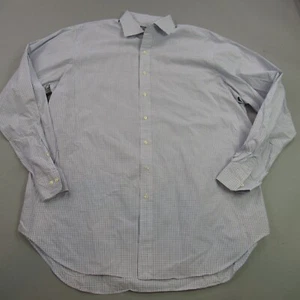 Polo Ralph Lauren Shirt Mens 18 Tall Long Sleeve Button Front Pony Regent - Picture 1 of 10