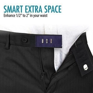 Navy Hook Bar pant Waist Extender Closure Pants Shorts Trouser Widen Expander - Picture 1 of 6
