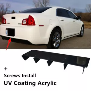 23x5" Fit For Chevrolet Malibu 2008-2012 Rear Bumper Lower Diffuser Shark Fin - Imagen 1 de 11
