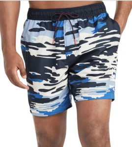 Tommy Hilfiger Herren Badehose blau Tarnmuster Boardshorts 6,5" Gr. XXL neu mit Etikett - $ 69 - Bild 1 von 3