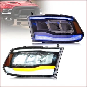 2x SCHEINWERFER FÜR DODGE RAM 1500 DS 2009 - 2024 FULL LED / EU ZULASSUNG - Bild 1 von 13