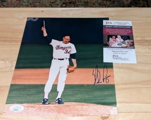 Nolan Ryan Texas Rangers Signed 8x10 Photo JSA - Picture 1 of 5