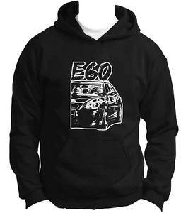 BMW E60 5 Series Hoodie NEW DTG Print Logo Hoody Car Lovers Sweatshirt Batman - Picture 1 of 5