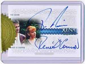 Xena Art & Images Ted Raimi & Renee O'Connor Dual Autograph Incentive Auto #DA7 - Picture 1 of 2