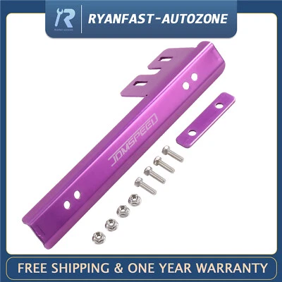 Purple Front Bumper License Plate Relocator Frame Bracket Holder for Universal - Image 1 of 4