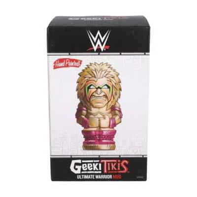 Taza Tiki The Ultimate Warrior nueva en caja edición limitada WWE/WWF Pro Wrestling Foto 1 de 4