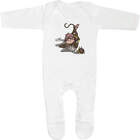 'Monkey & Banana Phone' Baby Romper Jumpsuits / Sleep suits (SS029353)
