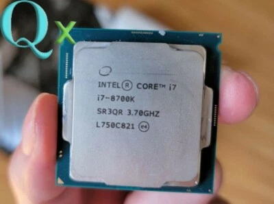 8Th Gen Intel Core i7 8700K Six-Core  LGA 1151 CPU Processor SR3QR 3.7GHz 95W - Image 1 of 2