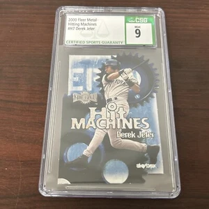 2000 METAL HIT MACHINES #7 DEREK JETER CSG 9 Mint - Picture 1 of 2
